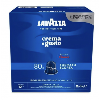 Lavazza Nespresso ® Compatible – Lavazza Crema e Gusto Classico - 80 capsules LAVCEGCNES80