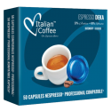 Nespresso® Pro compatible Decaffeinated coffee - Italian Coffee 50 Nespresso® Pro compatible coffee pods DEKANESPRO50