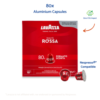 Nespresso® Compatible Nespresso® Compatible – Lavazza Qualità Rossa - 80 capsules LAVR0SSANES80