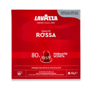Nespresso® Compatible Nespresso ® Compatible – Lavazza Qualità Rossa - Italian Coffee - 80 capsules LAVR0SSANES80