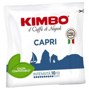Dosettes papier ESE KIMBO - Capri Espresso Cialde - 100 Dosettes café ESE 44mm KMBCAPRI100ESE