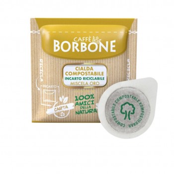 ESE Paper Pods Borbone Oro Cialde - ESE Coffee pods - 50 Pieces BOROROESE50