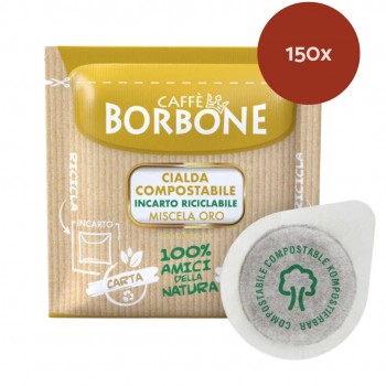 Home Borbone Oro Cialde - ESE Coffee pods - 150 Pieces BOROROESE3X50
