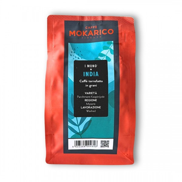 Coffee beans Mokarico India Single Origin Coffee Beans - Parchment Kaapiroyale - 200gr MKRINDIA200GR