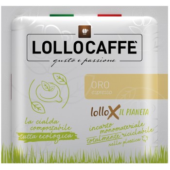 Dosettes papier ESE 150 Dosettes café ESE - Lollo Caffè Oro Arabica 44mm LOLLOROESE150