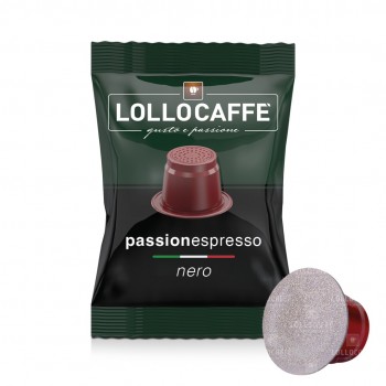 Nespresso® Compatible 100 Capsules Lollo Caffè Nero - Nespresso ® Compatible PASNESNERO100