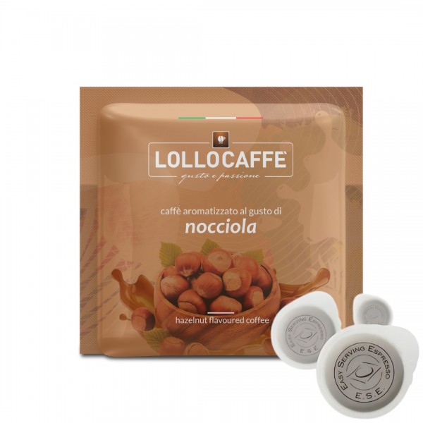 Dosettes papier ESE Lollo Caffè, café à la noisette - 30 Dosettes en Papier ESE (Cialde 44mm) LOLLONOCESE30