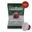 Accueil 200 Capsules Lollo Caffè Argento - Compatibles Nespresso® PASNESARG200