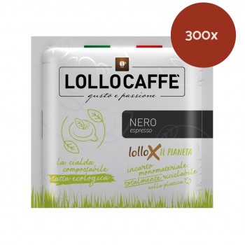 Accueil 300 Dosettes café ESE - Lollo Caffè Nero (44mm) LOLNEROESE300