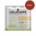 Accueil 300 Dosettes café ESE - Lollo Caffè Oro Arabica (44mm) LOLLOROESE300