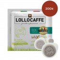 Home 200 ESE coffee pods - Lollo Caffè Dek (Decaf, 44mm) LOLDECESE200