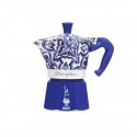 Cafetières Bialetti Cafetière Moka Express Bialetti Dolce & Gabbana - Bleu Méditerranéen Édition Limitée 3 tasses MOKAXPDG3T