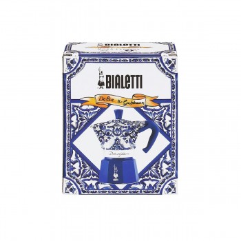 Cafetières Bialetti Cafetière Moka Express Bialetti Dolce & Gabbana - Bleu Méditerranéen Édition Limitée 3 tasses MOKAXPDG3T