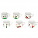 Home Bialetti Espresso Cup Set “ Italia ” with 6 Cups and Holder SETITALYBIA6