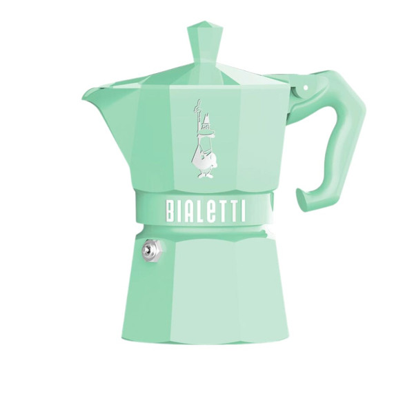 Accueil Bialetti Moka Exclusive 3 Tasses Green - Cafetière Italienne BIALEXC3TV