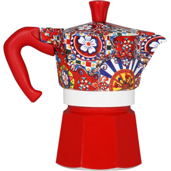 Bialetti Moka Pots Limited Edition Bialetti Moka Express Dolce & Gabbana – Red 3 cups MOKAXPDG3TRED