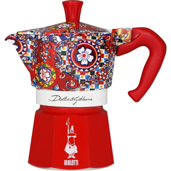 Bialetti Moka Pots Limited Edition Bialetti Moka Express Dolce & Gabbana – Red 3 cups MOKAXPDG3TRED