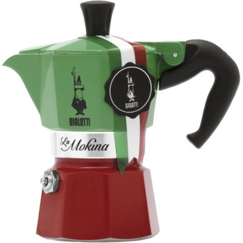 Cafetières Bialetti Bialetti - La Mokina Tricolore - Cafetière Italienne Moka MOKINA1TZ