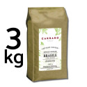 Café en grains 3kg Café en grains - Brésil 100% Arabica Mono Origine - Caffè Carraro 1927 - 1kg CARBRG3KG