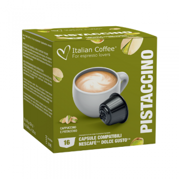 For Dolce Gusto machines Italian Coffee - Pistaccino for Dolce Gusto® - 16 Capsules ITCOPISTADG