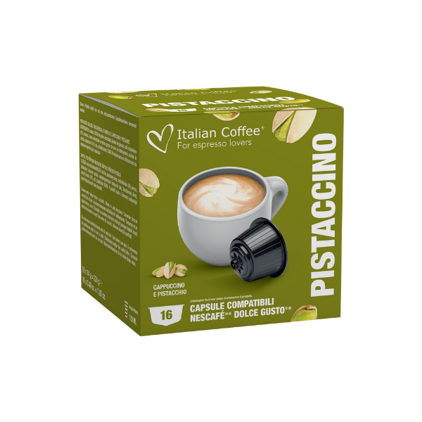 Pour machines Dolce Gusto Italian Coffee - Pistaccino pour Dolce Gusto® - 16 Capsules ITCOPISTADG