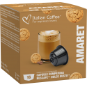For Dolce Gusto machines Italian Coffee - Amaretto for Dolce Gusto® - 16 Capsules ITCOFAMARTDG