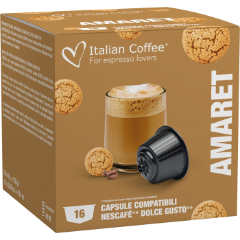Accueil Italian Coffee - Amaretto pour Dolce Gusto® ITCOFAMART