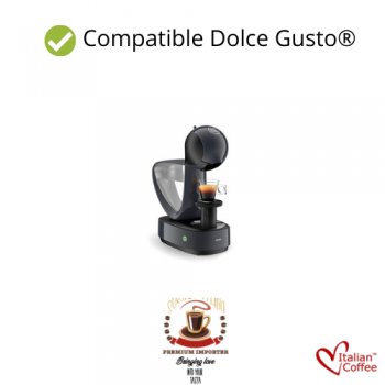 Pour machines Dolce Gusto Italian Coffee - Amaretto pour Dolce Gusto® - 16 Capsules ITCOFAMARTDG