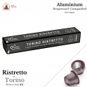 Nespresso® Compatible 10 Aluminium Capsules - Italian Coffee Ristretto Torino - Nespresso® Compatible ITCOFTORINONES