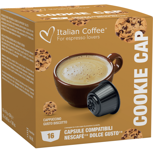 100 Capsule di caffè Espresso Cremoso Italian Coffee compatibili