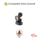 Pour machines Dolce Gusto Italian Coffee - Macaron pour Dolce Gusto ® (Chocolat blanc et Amaretto) - 16 Capsules ITCOFMACADG