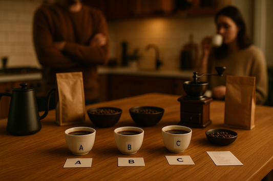 Organiser une dégustation de café à la maison