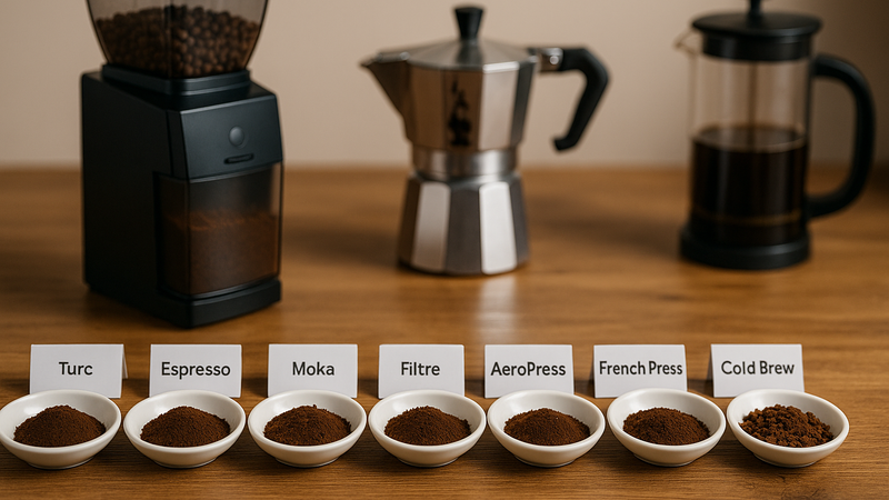 Guide de la mouture pour le barista à la maison