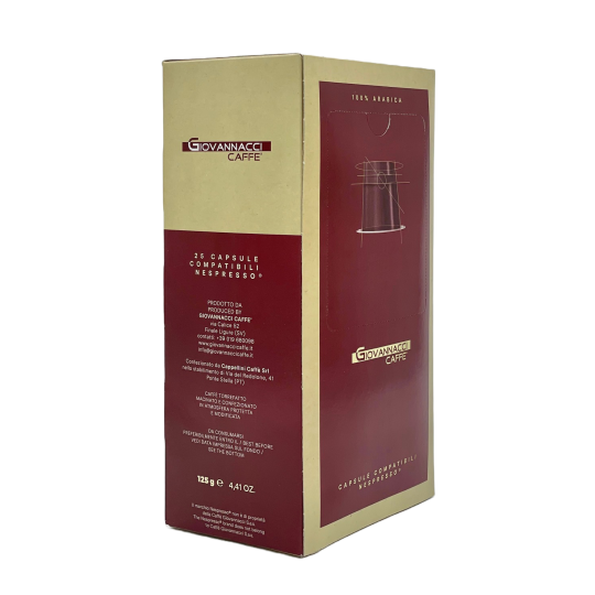 Caffè Giovannacci – Capsules Nespresso® – 100% Arabica Italien