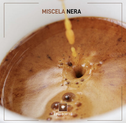 Café en grains Café en grains, torréfaction de Naples – Lollo Caffè Nero - 1kg LOLLNEROG