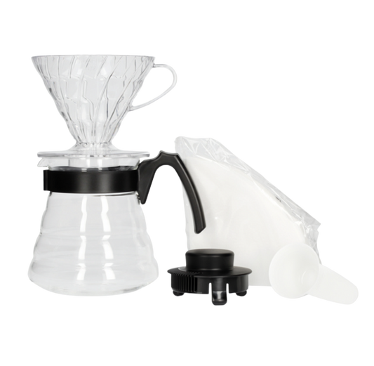 Hario V60 Cafetière Hario V60 - Dripper + serveur + filtres HARIOV60KIT