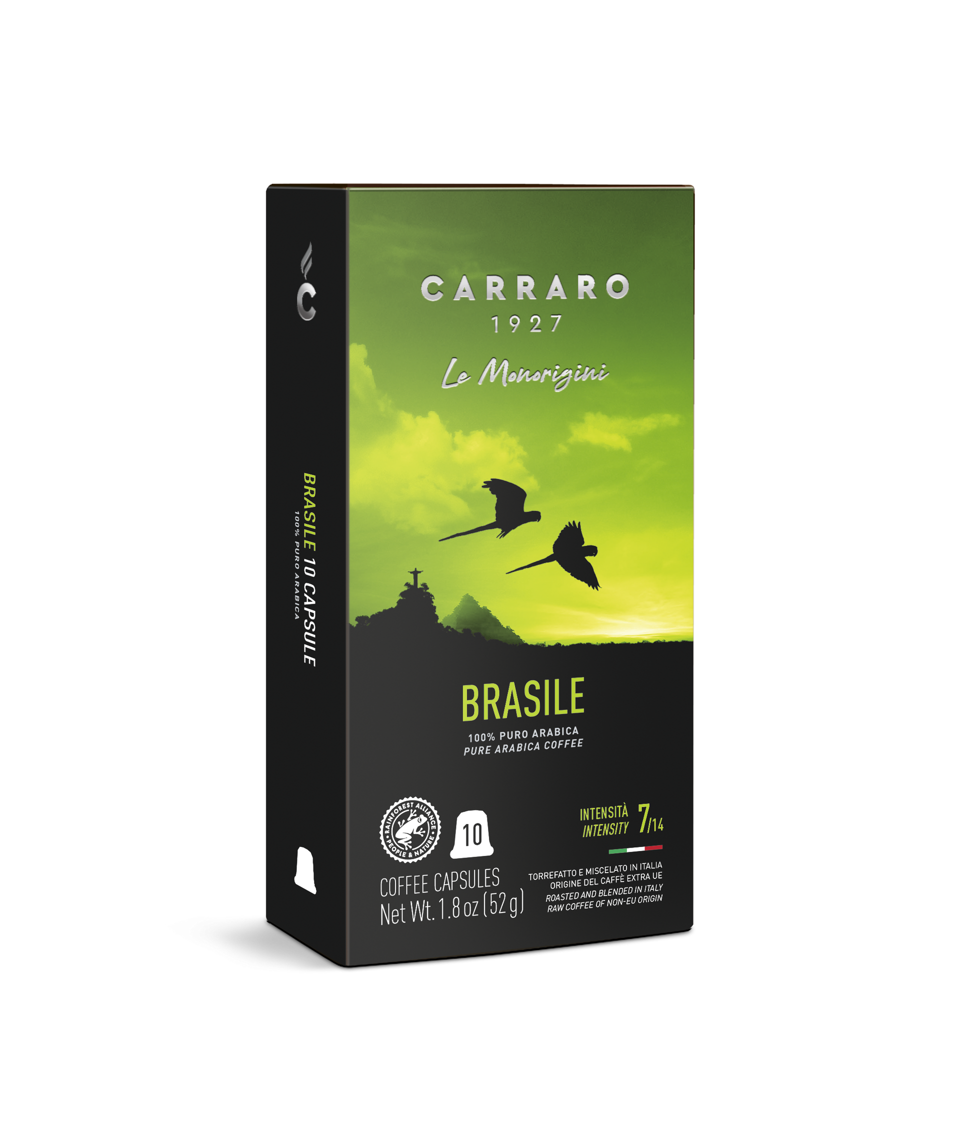 Nespresso® Compatible Box Découverte - 80 Capsules compatibles Nespresso ® Mono Origines - Caffè Carraro 1927 CARRAROMONOBOXNES