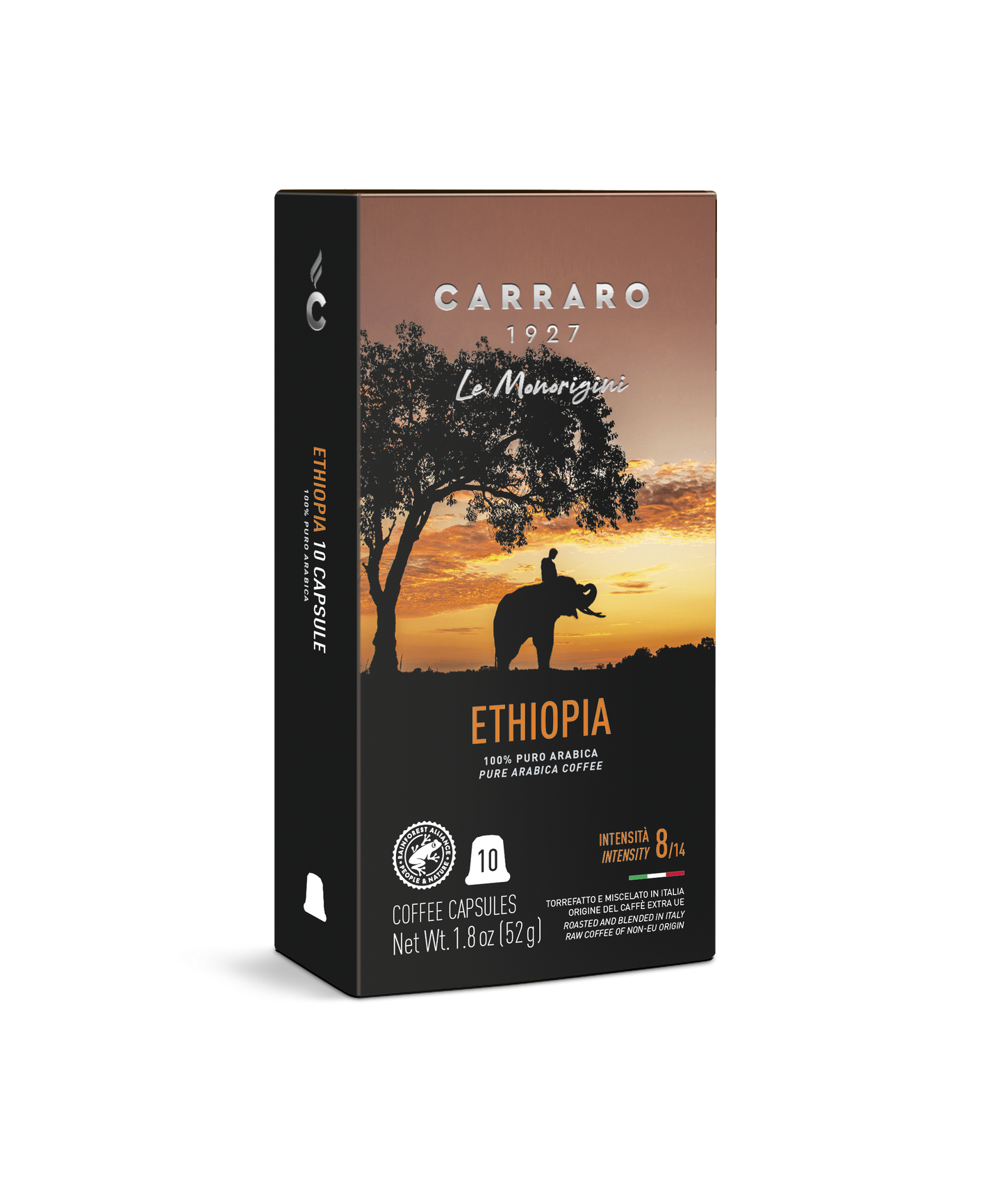 Nespresso® Compatible Box Découverte - 80 Capsules compatibles Nespresso ® Mono Origines - Caffè Carraro 1927 CARRAROMONOBOXNES