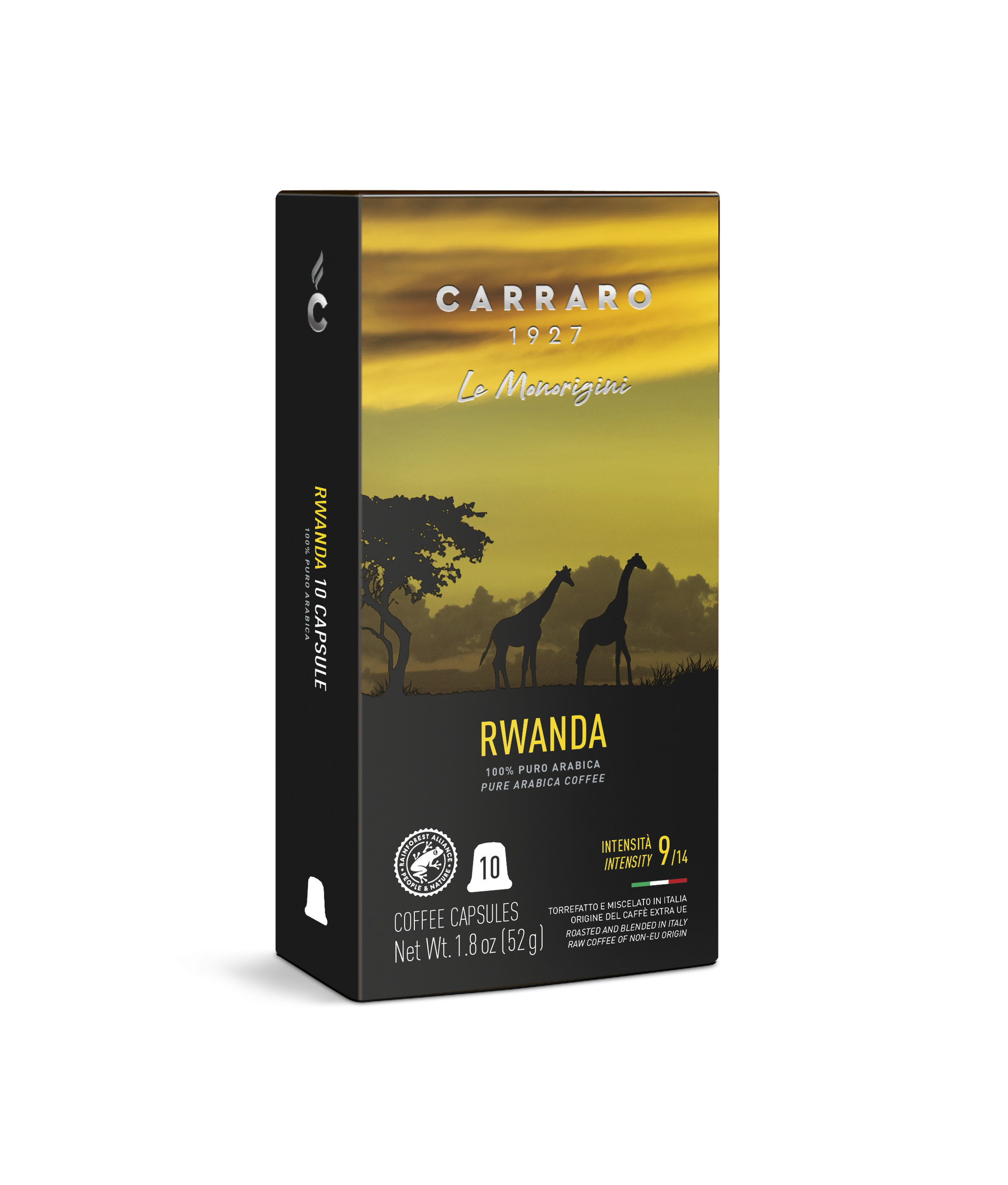 Nespresso® Compatible Box Découverte - 80 Capsules compatibles Nespresso ® Mono Origines - Caffè Carraro 1927 CARRAROMONOBOXNES