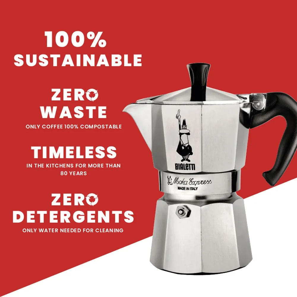 Accueil Cafetière Bialetti Moka Espresso pour induction- 6 tasses BIALMOKAIND6