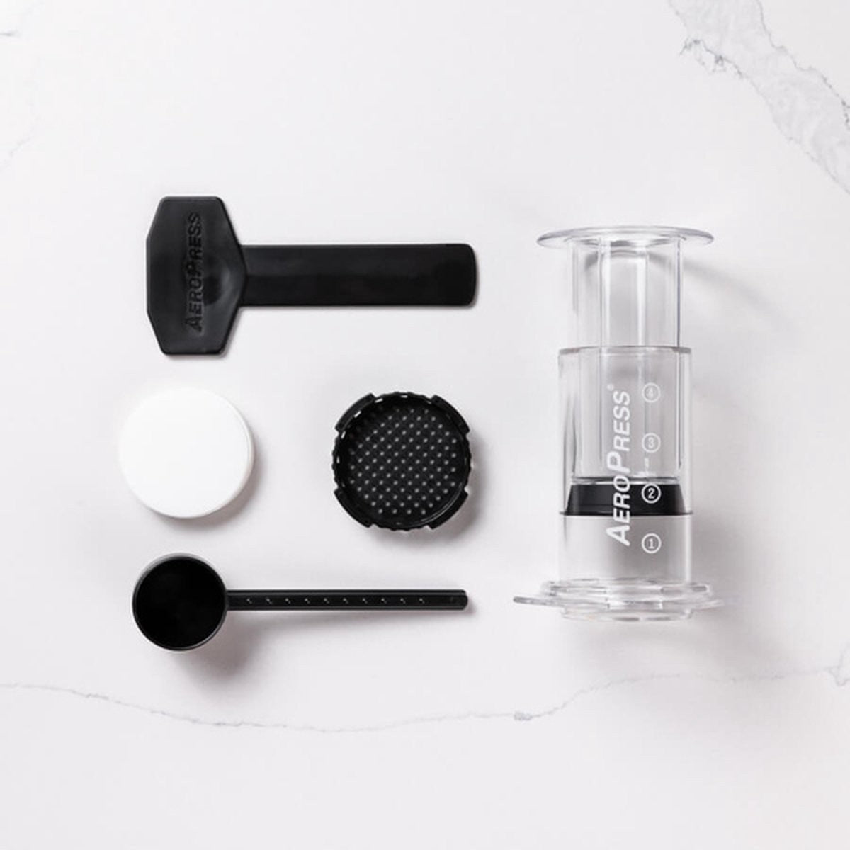 AeroPress AeroPress Clear - Cafetière Nomade en Tritan Transparent - Accessoire café AERPCLEAR