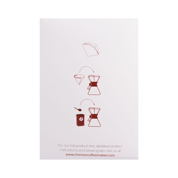 Accueil 100 filtres - pour Chemex 6 - 10 tasses CHEMEXFILT6