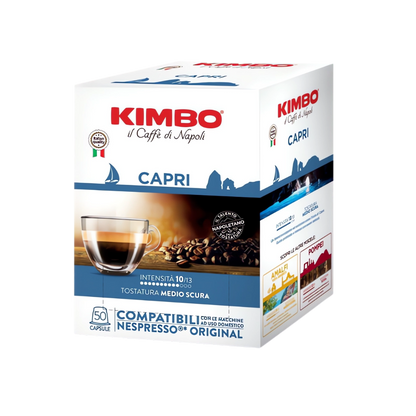 KIMBO Napoli Kimbo Capri pour Nespresso - Capsules café compatibles - 50 pièces KIMBOCAPNES50