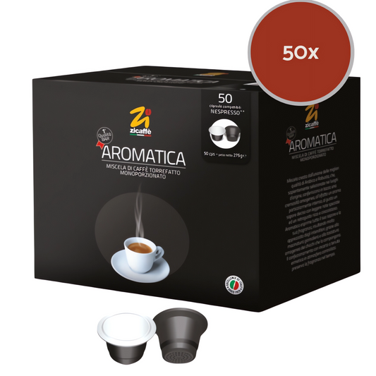 Accueil Zicaffè Aromatica - Nespresso compatible - 50 Capsules café ZICARO50NES