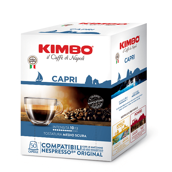 KIMBO Napoli Kimbo - Pack découverte pour Nespresso - 150 capsules - Pompei,Amalfi,Capri KMBCOMBNES150