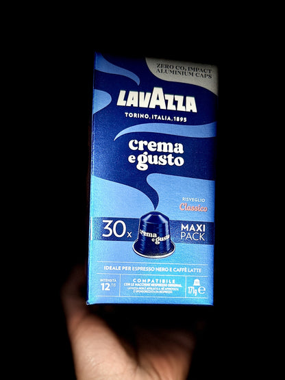 Lavazza Nespresso ® Compatible – Lavazza Crema e Gusto Classico - 30 capsules LAVCEGCNES30