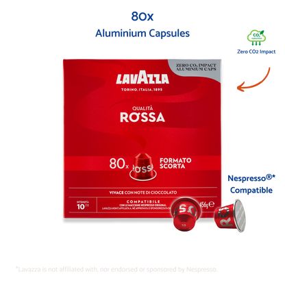 Nespresso® Compatible Nespresso® Compatible – Lavazza Qualità Rossa - 80 capsules LAVR0SSANES80