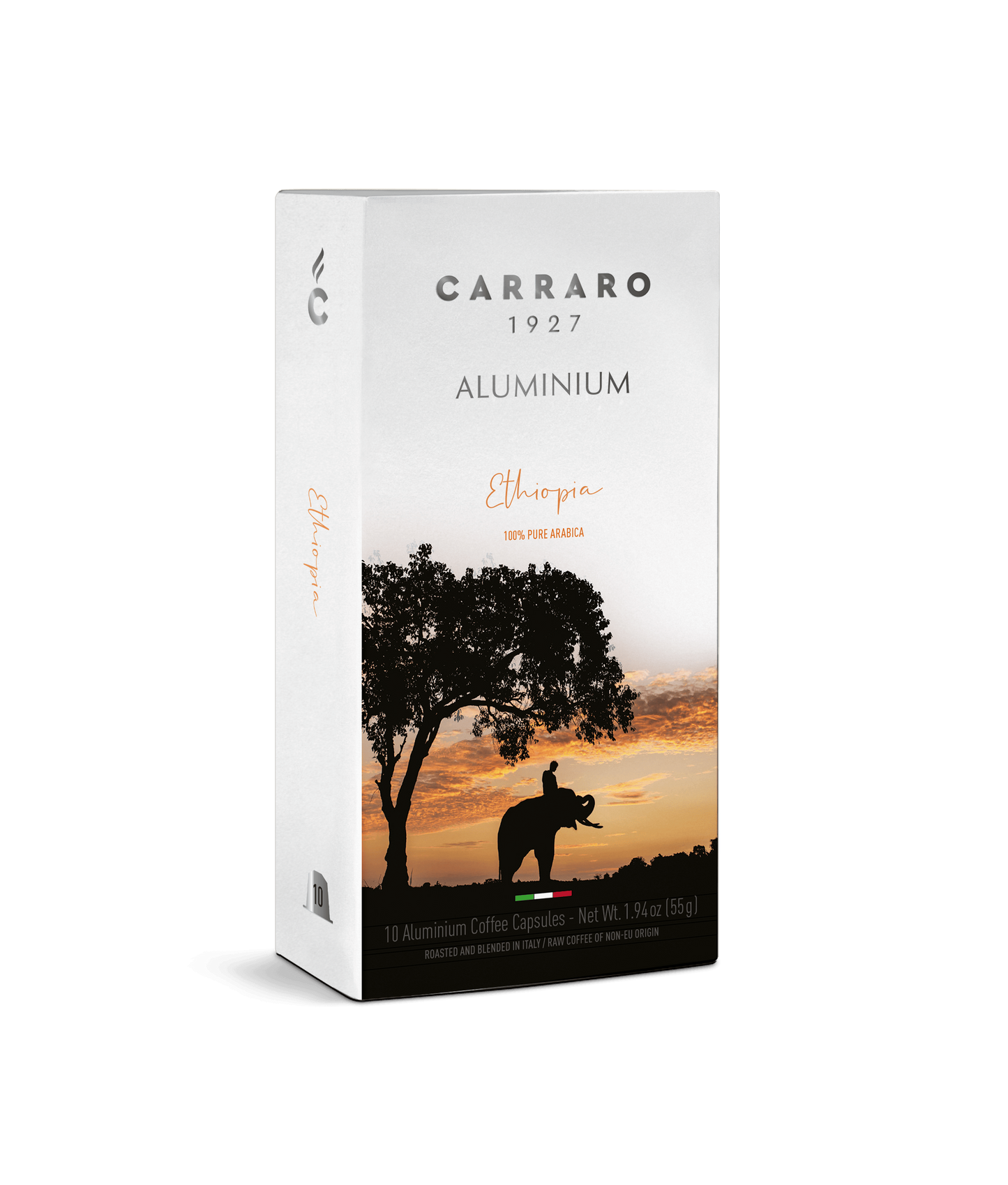 Nespresso® Compatible Capsules compatibles Nespresso® Mono Origine Éthiopie 10x - Caffè Carraro 1927 CARETHNES10