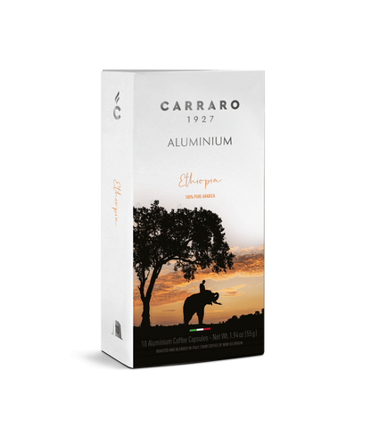 Nespresso® Compatible Capsules compatibles Nespresso® Mono Origine Éthiopie 10x - Caffè Carraro 1927 CARETHNES10