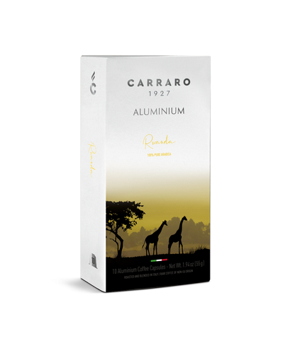 Nespresso® Compatible Capsules compatibles Nespresso® Mono Origine Rwanda 10x - Caffè Carraro 1927 CARRWANES10